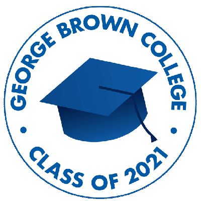 George Brown College Class of 2021 Convocation Sticker 03 thumbnail