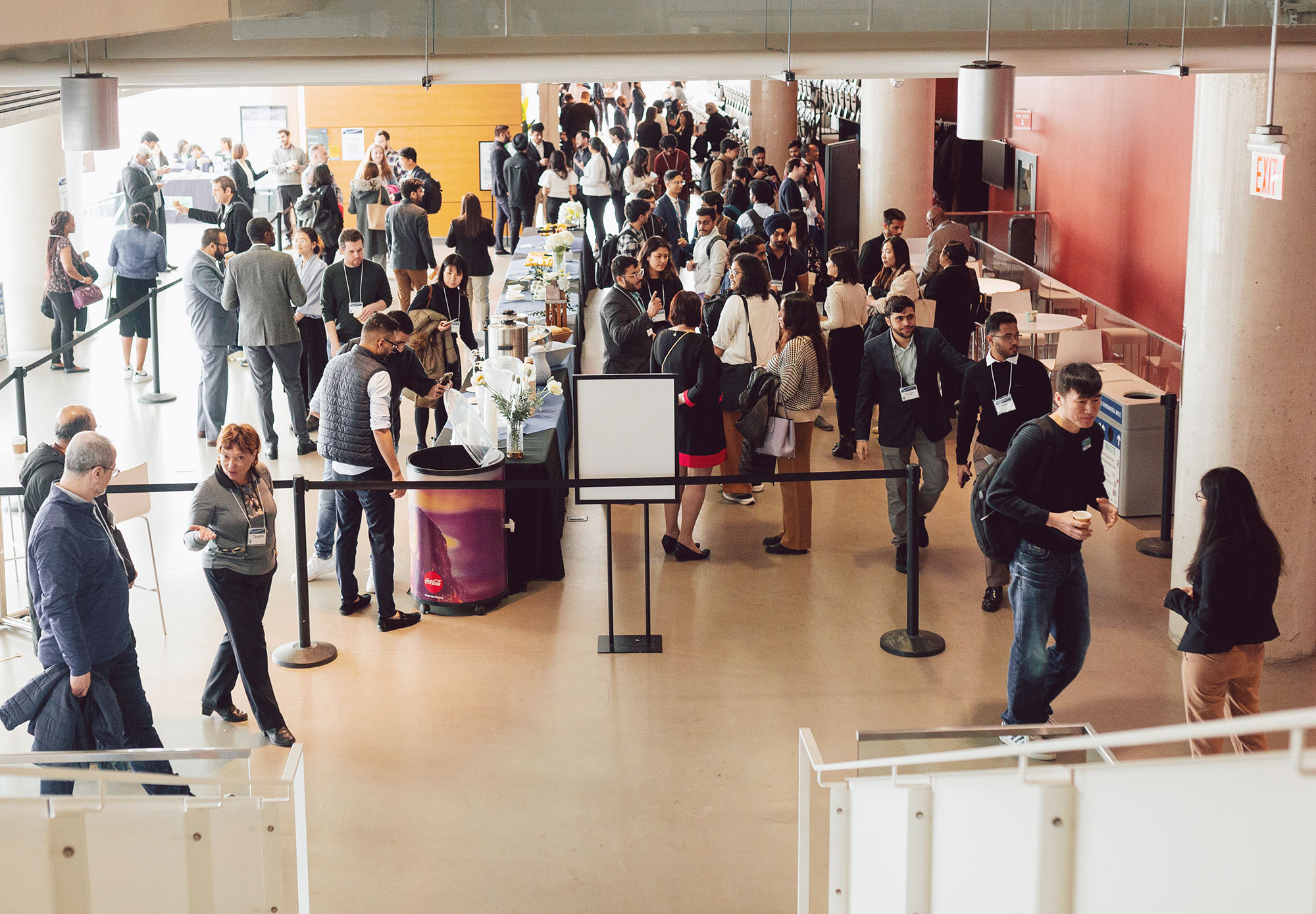 People gathered at 51 Dockside Dr for an event