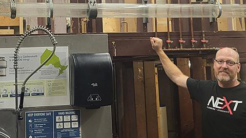 Students in plumbing lab train on piping systems, welding, and safety as part of the Plumber Apprentice Level 1 program.