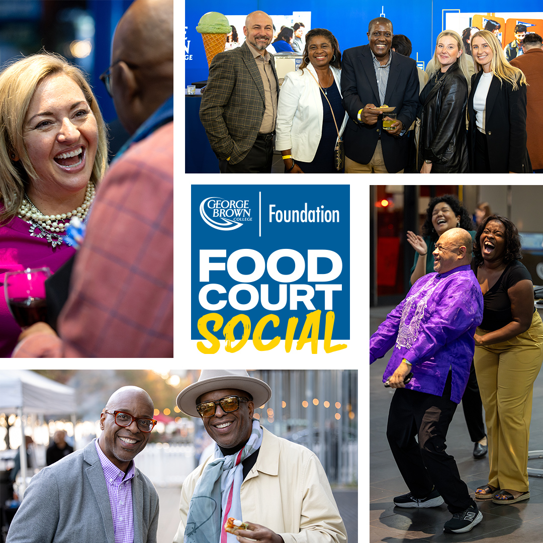 Food Court Social 2025 image collage with logo