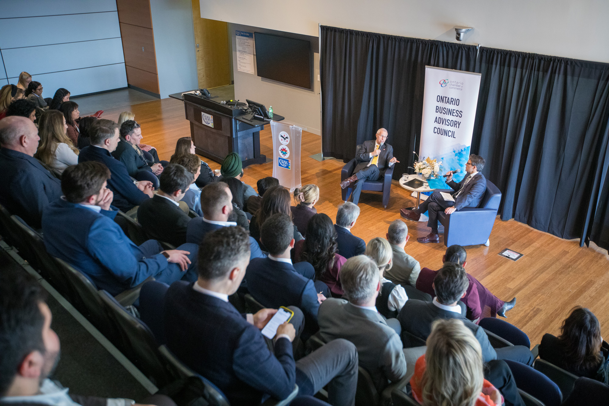 Fireside chat with Minister Fedeli at Waterfront Campus