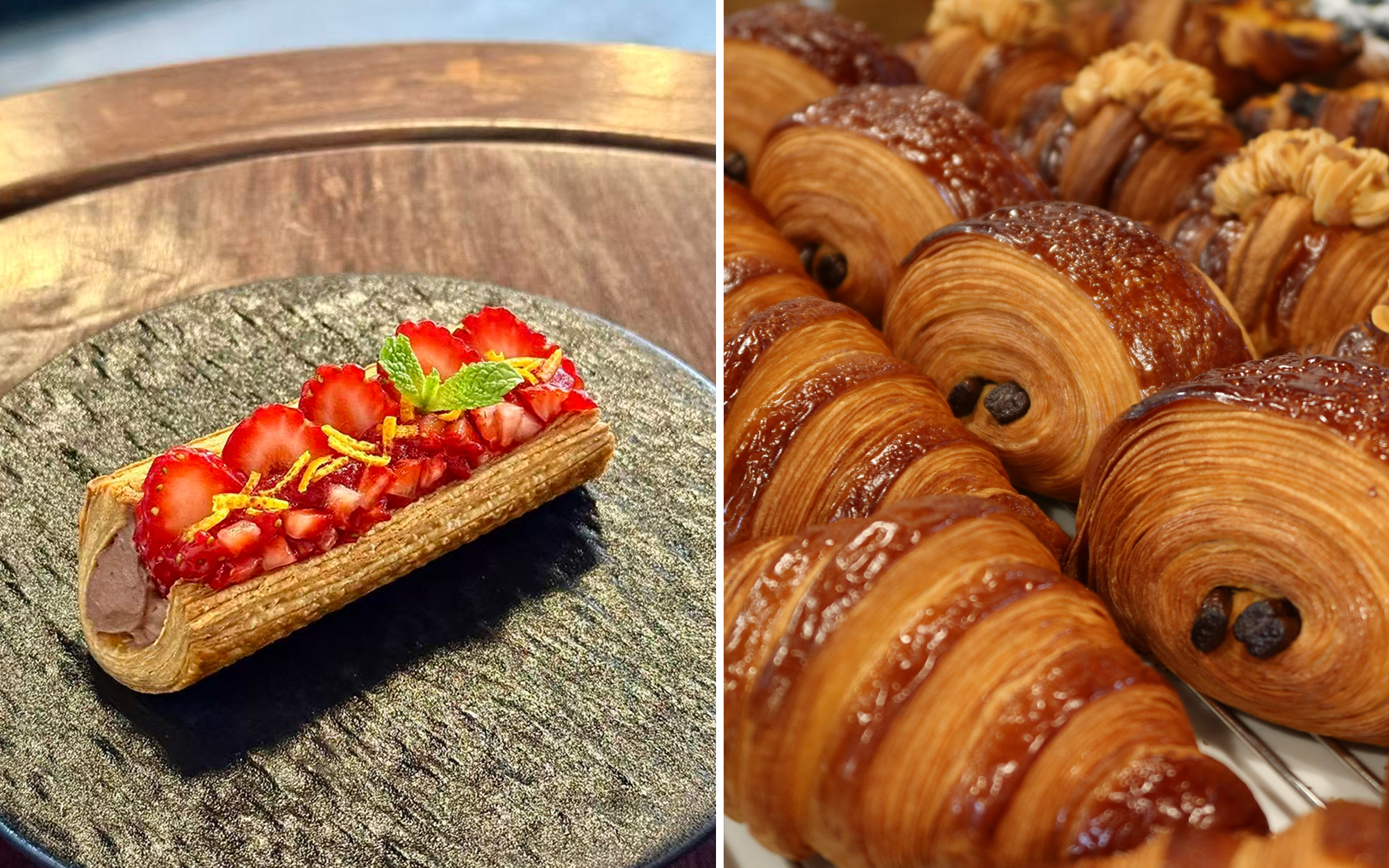 Tangssants Valentine's pastry and laminated croissants