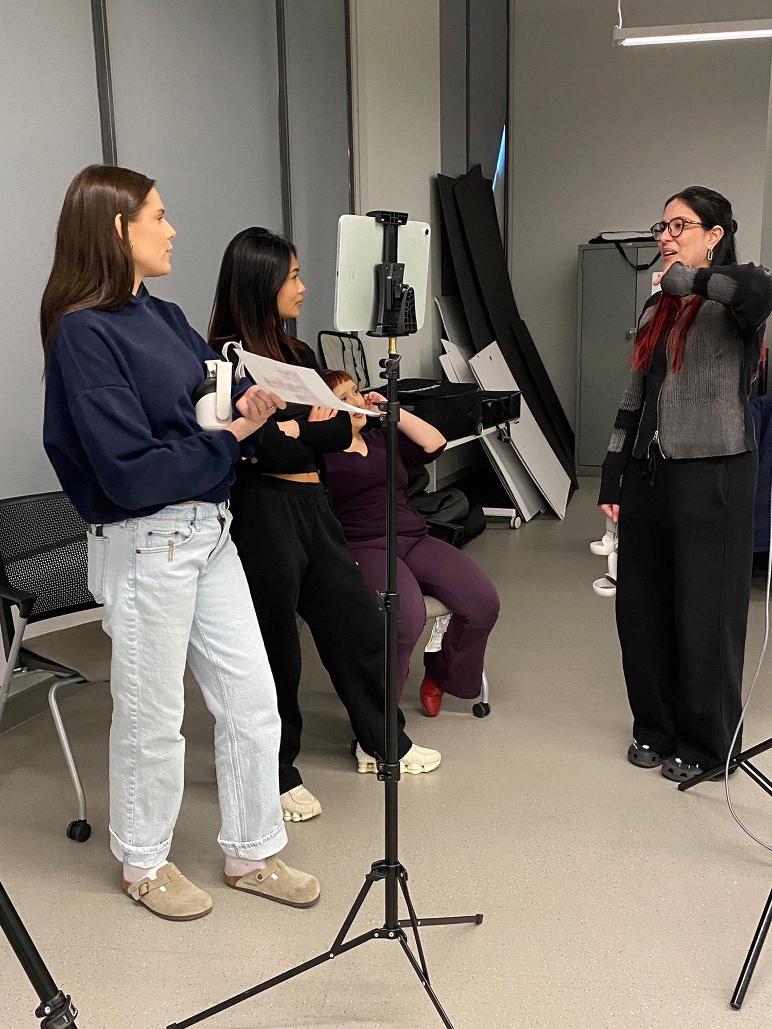 A behind the scenes look at the OWN campaign photo shoot with students