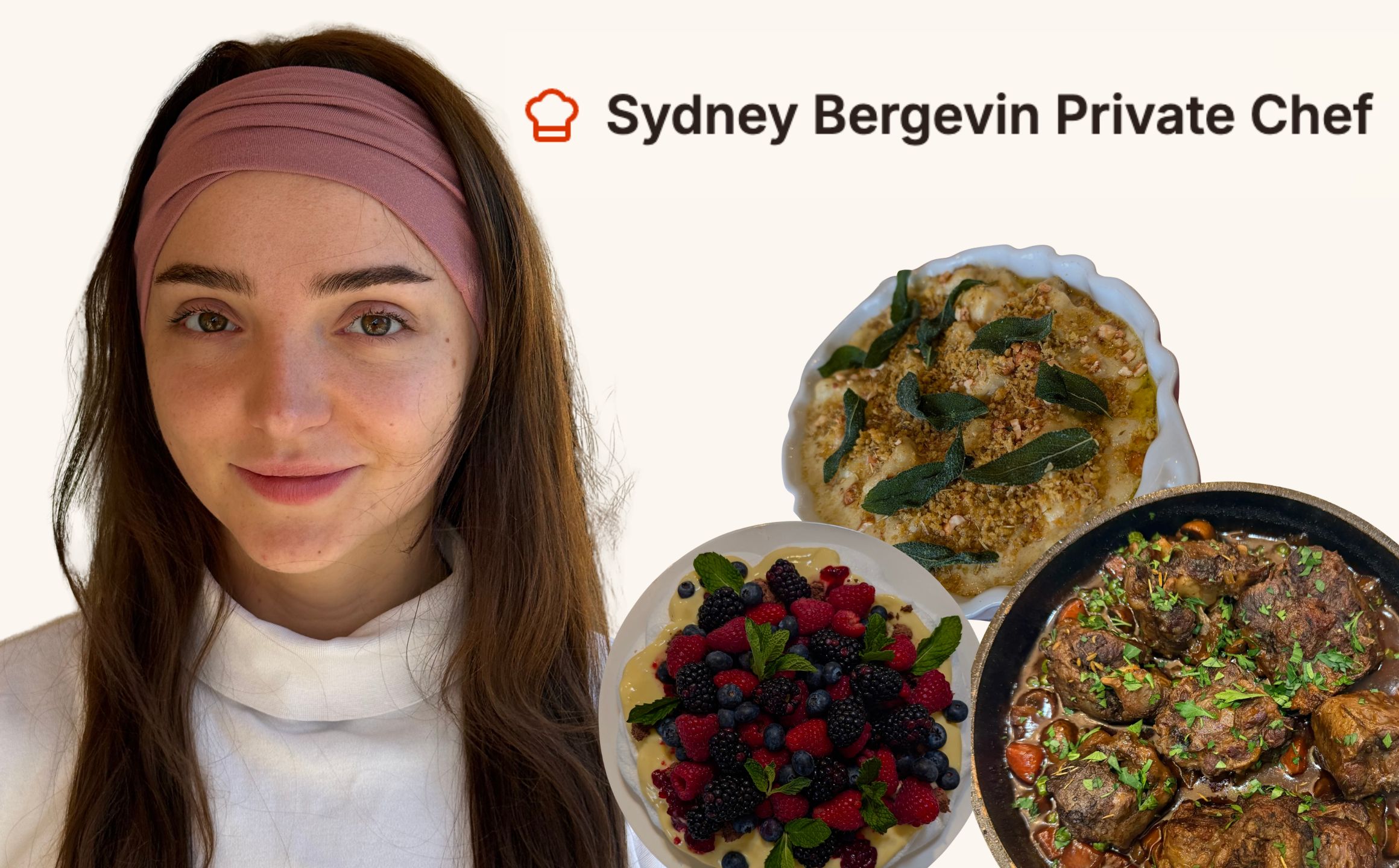 Image of Sydney Bergevin, Founder, Sydney Bergevin Private Chef
