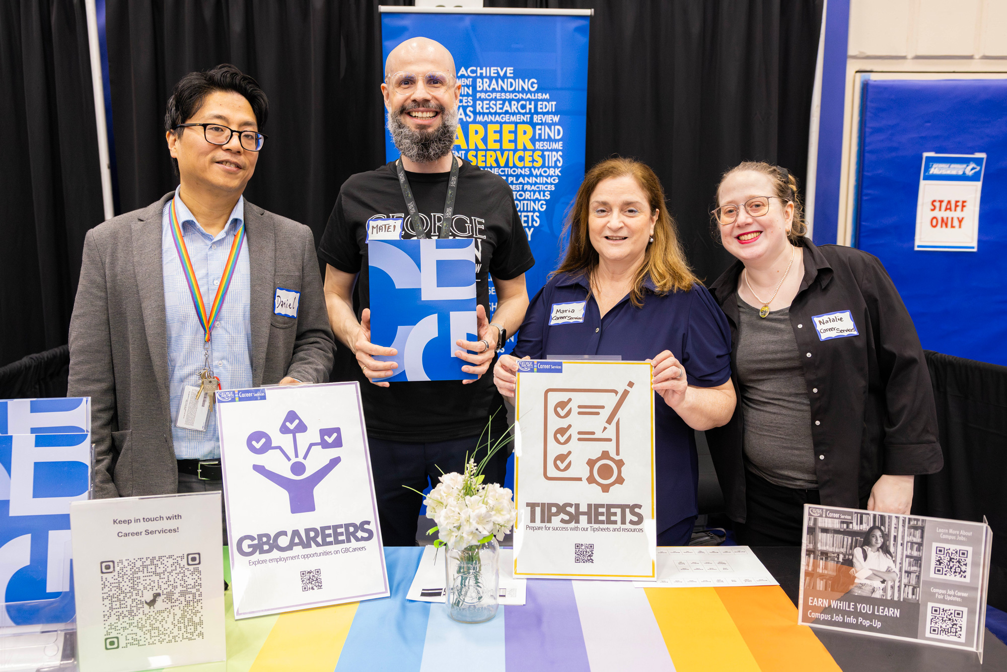 The career services team at the April 2026 Career Fairs
