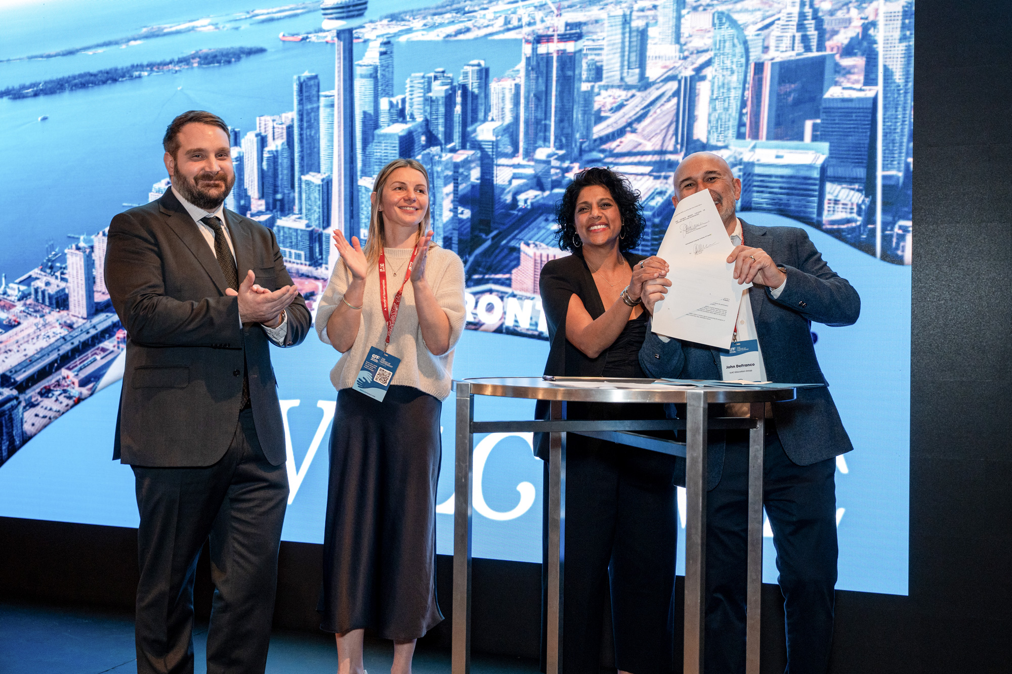 George Brown signs an MOU with the International Language Academy of Canada