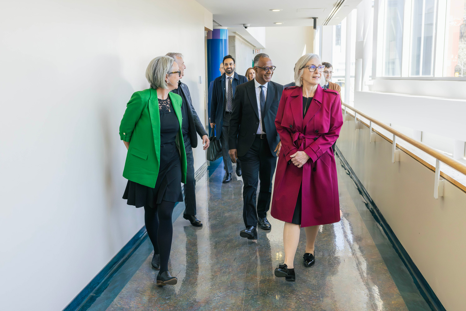 Minister Hajdu tours the Casa Loma Campus