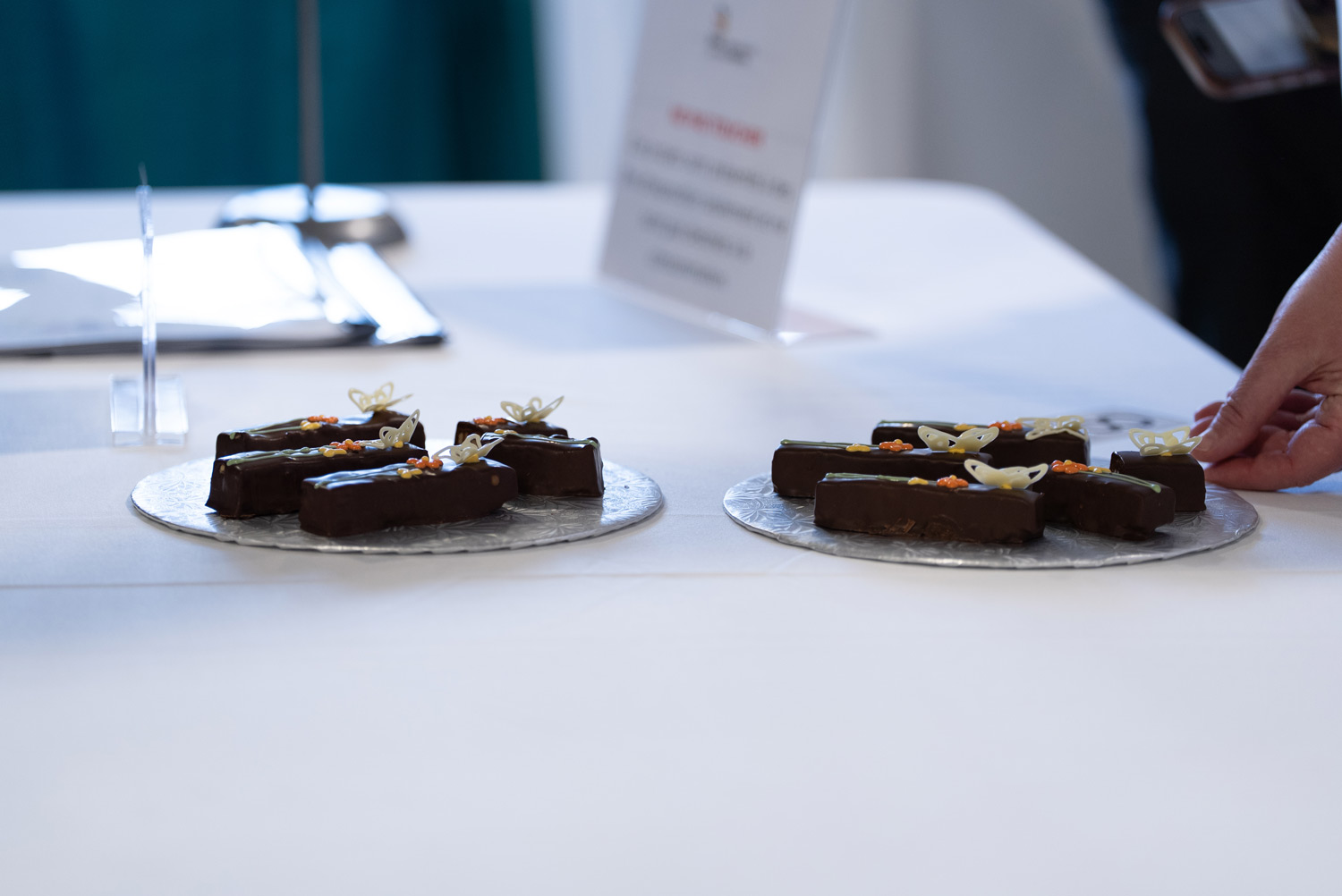 George Brown baking students submit their creation for judging at the Skills Ontario competition.