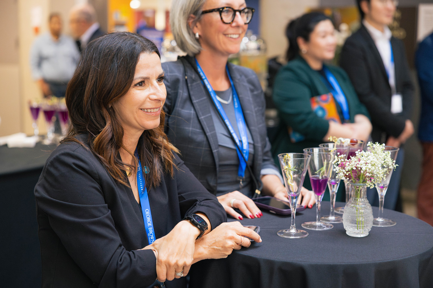 Guests listen to the awards being announced for the 2026 Ontario Wine Awards.