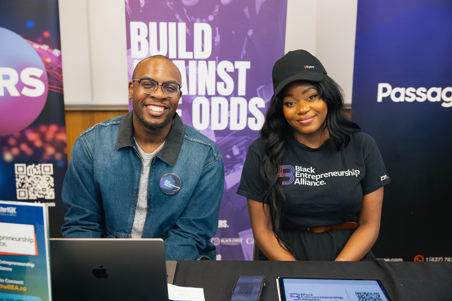 The Black Entrepreneurship Alliance tables the RISE showcase.