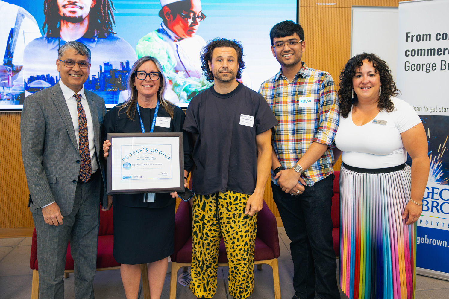Finding their Voices receives an award at the 2026 RISE Showcase.