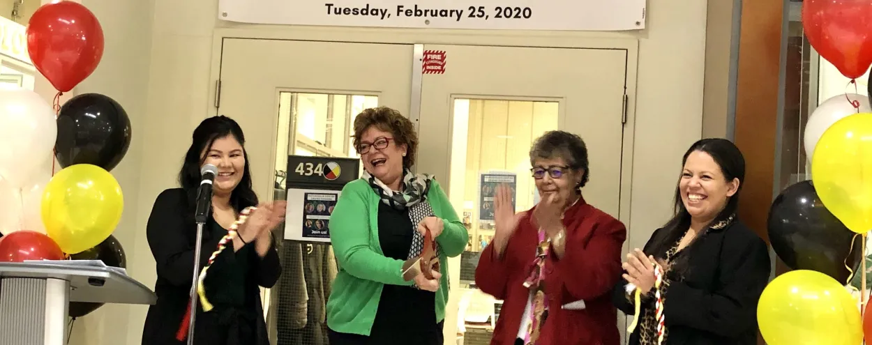 Ribbon cutting for new Indigenous Student Centre