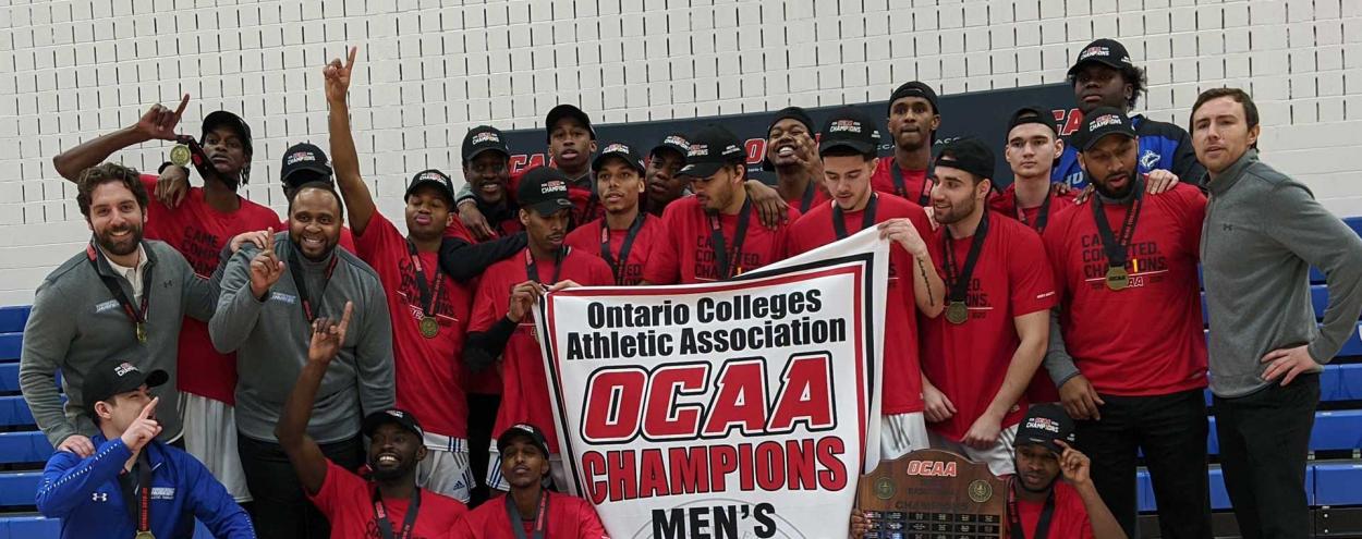 OCAA champion men's basketball team 2019-20