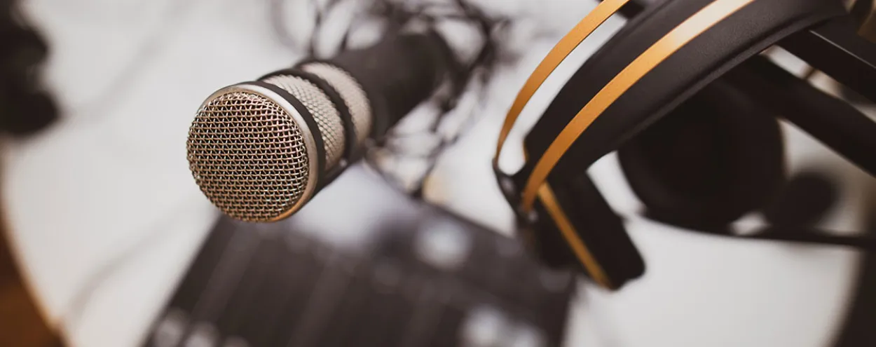 Podcasting studio