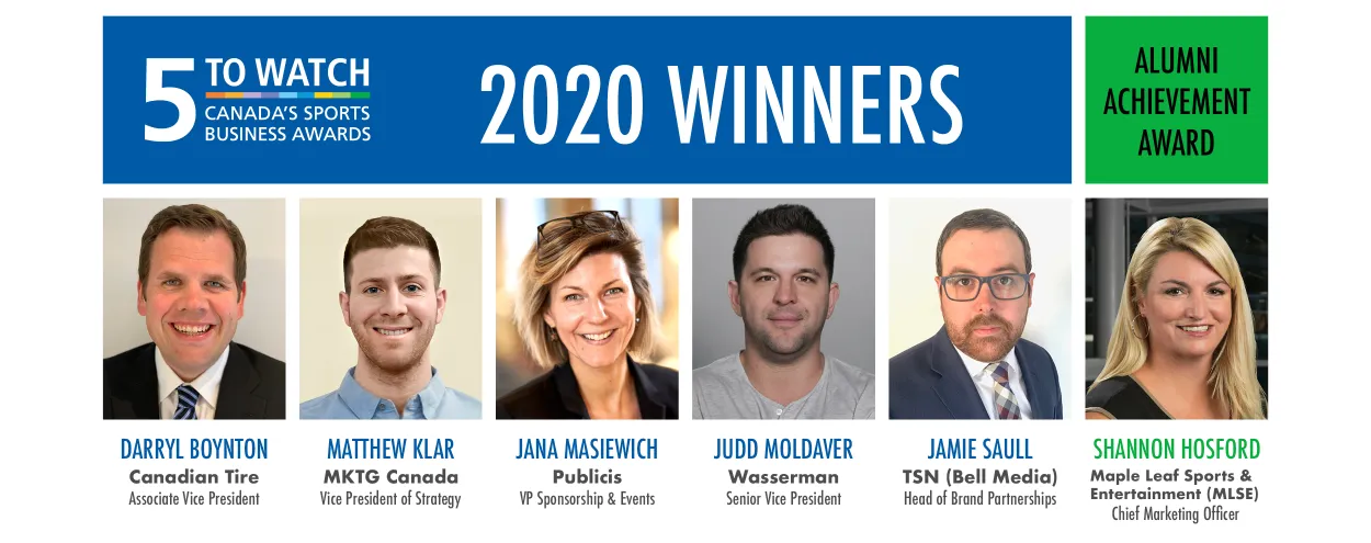 2020 5 to Watch winners