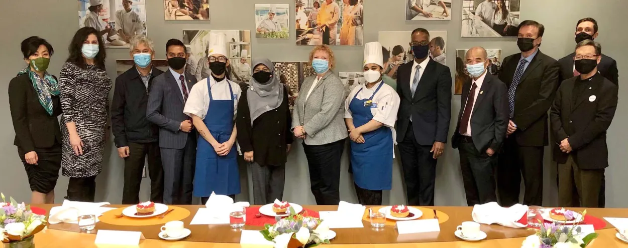 Malaysian delegation and GBC officials at Centre for Hospitality and Culinary Arts