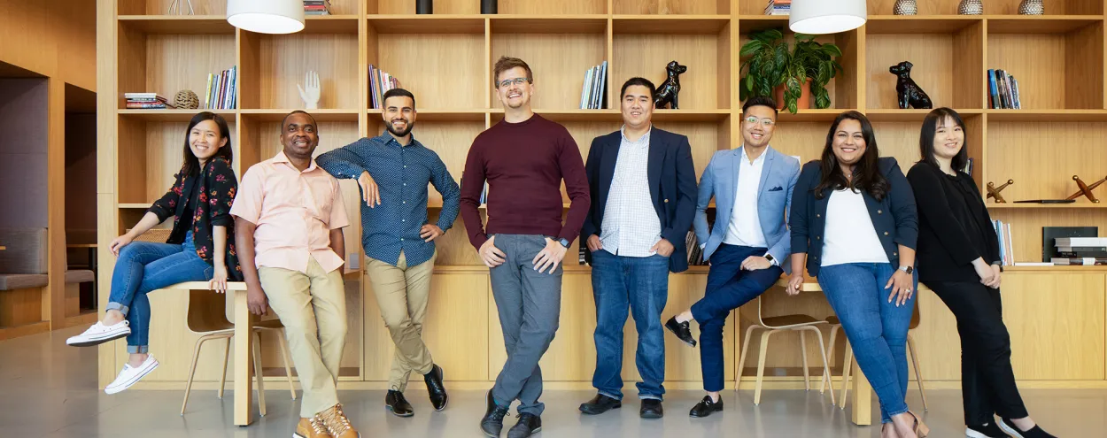 Photo of team at Perch