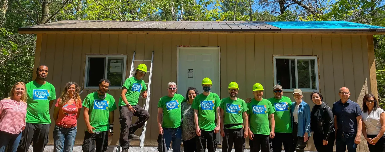 Augmented Education Construction Craftworker cabin project, June 2022