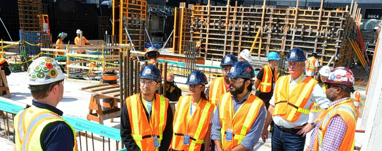 Limberlost Place hard hat tour, July 2022
