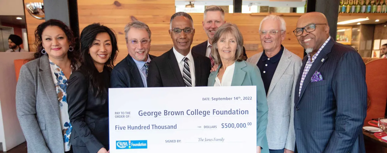 Tom Janes Bursaries for Indigenous Learners cheque presentation