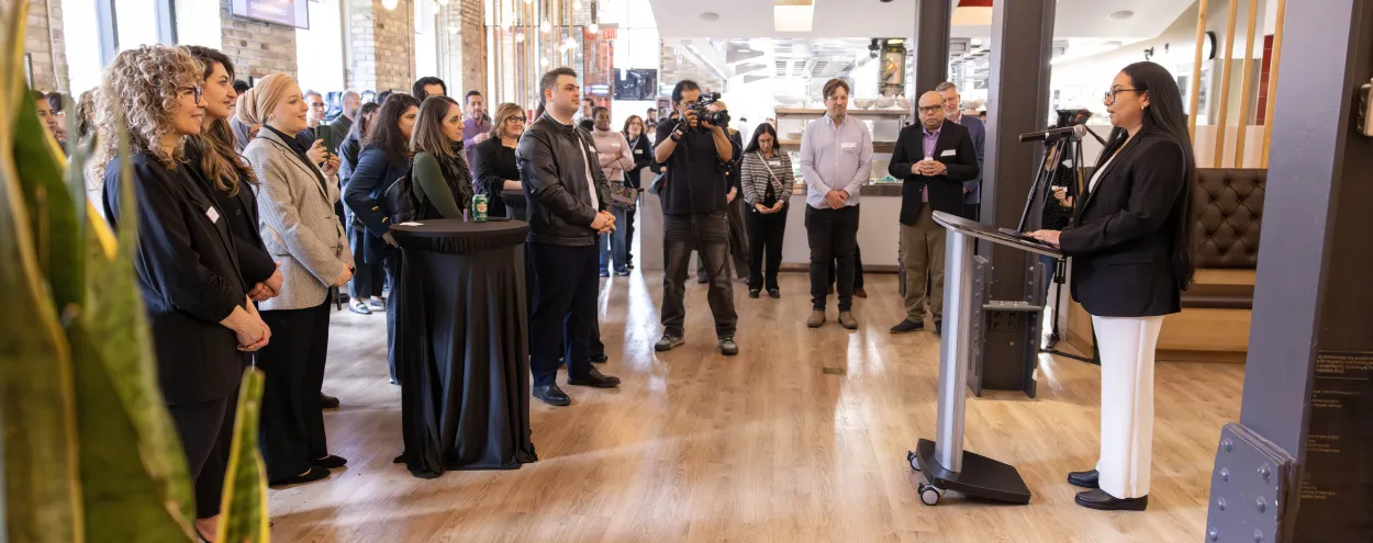Guests gather at GBP's reNEW program celebration