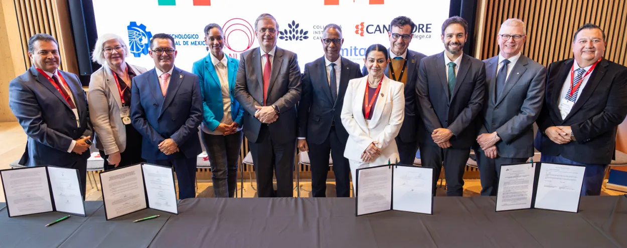 The Mexican trade delegation visits George Brown Polytechnic