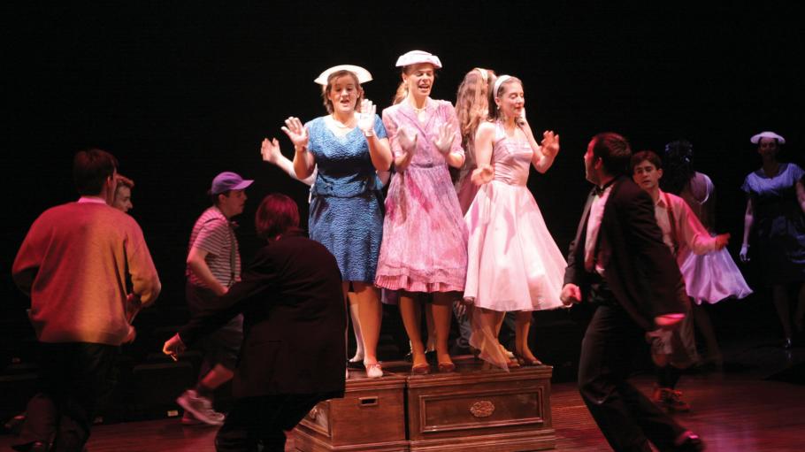 George Brown Theatre's 2006 production of Lunch With Munsch. Photo by Andrew Oxenham.