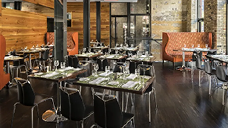 The dining area on the ground floor