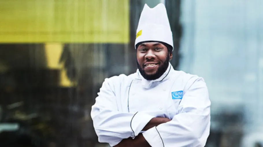 Chef smiling at the camera