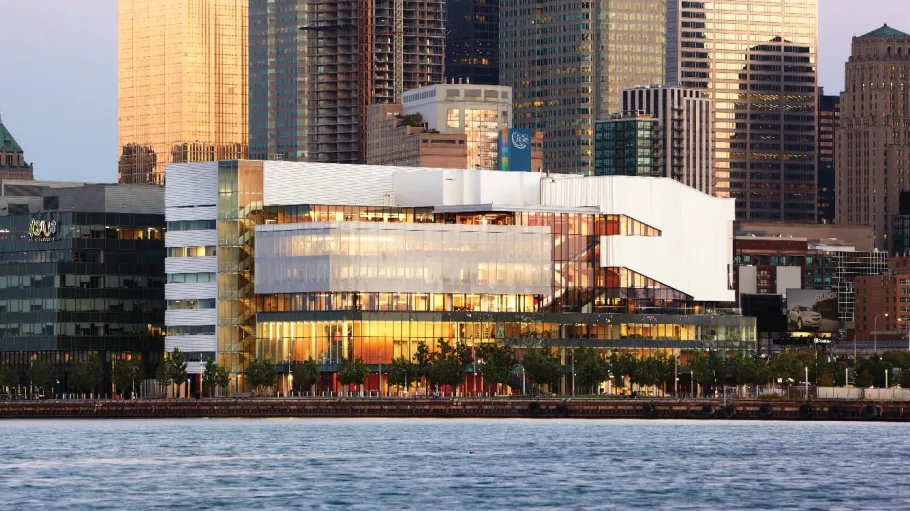 Photograph of the exterior of the Waterfront Campus