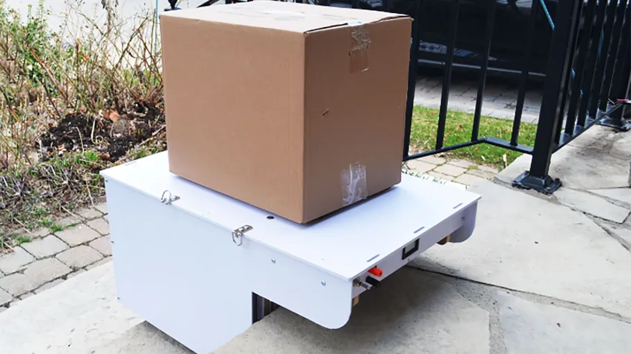 More advanced physical prototype of the stair-climbing domestic robot ROSA.