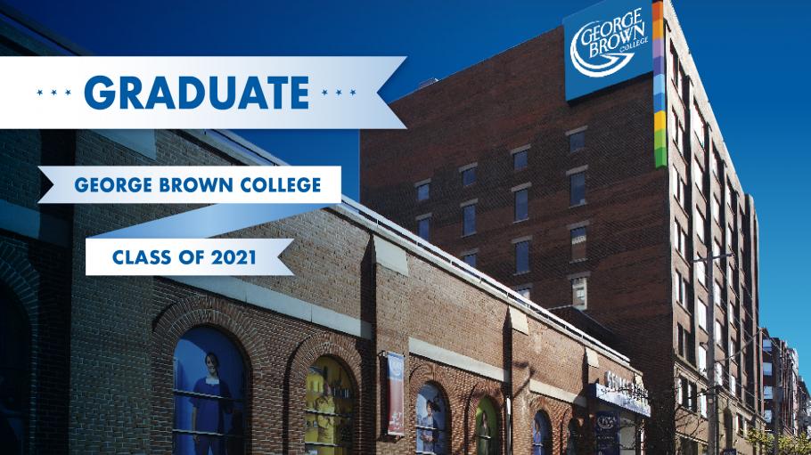 George Brown College Class of 2021 Convocation Background 02