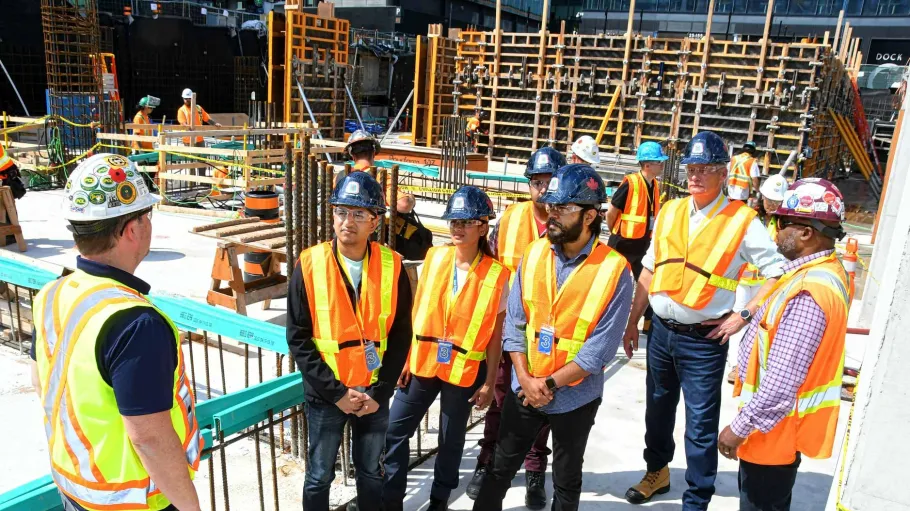 Limberlost Place hard hat tour, July 2022