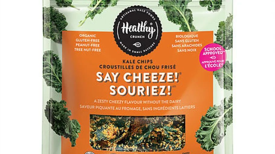 A bag of Healthy Crunch product