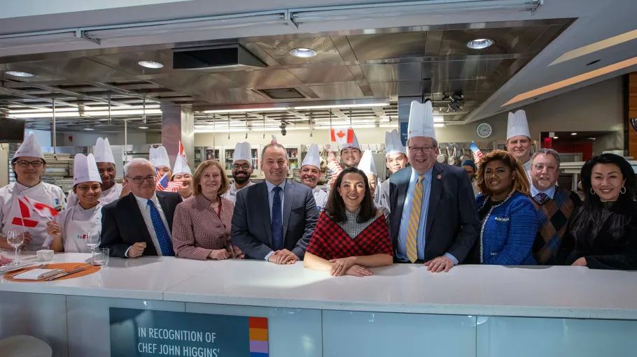 US Ambassador David L. Cohen's visit to The Chefs' House, November 23, 2022