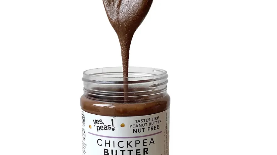 Yes Peas product being served on a spoon