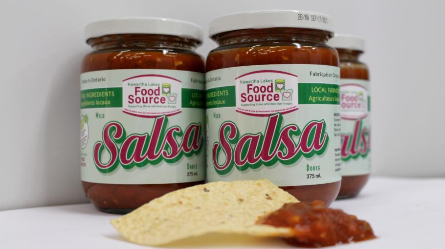 Kawartha Lake Food Source salsa jars