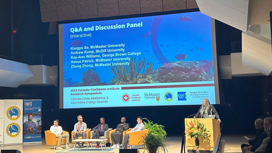 Panellists at the Canada Caribbean Institute Symposium, 2024