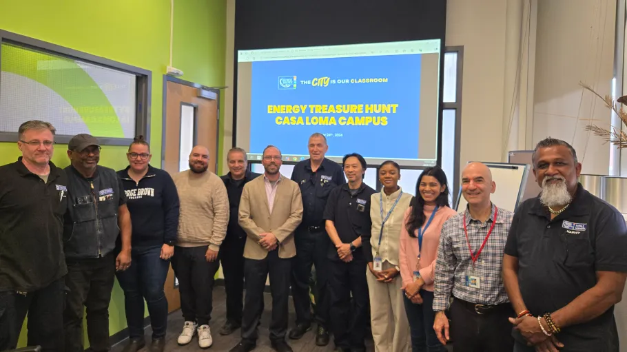 GBC’s Casa Loma Facilities/Operations Team and GBC’s Sustainability Team