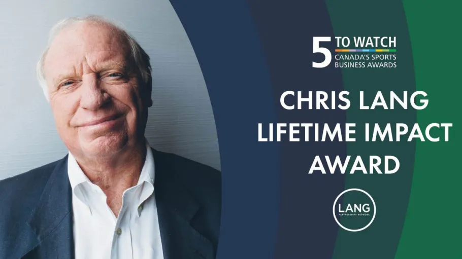 5 to Watch - Chris Lang Lifetime Impact Award