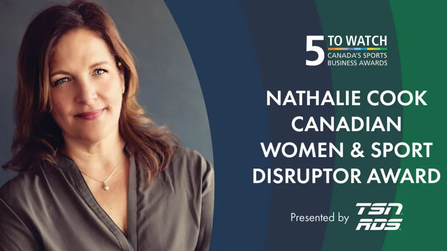 5 to Watch - Nathalie Cook - Canadian Women & Sports - Disruptor Award