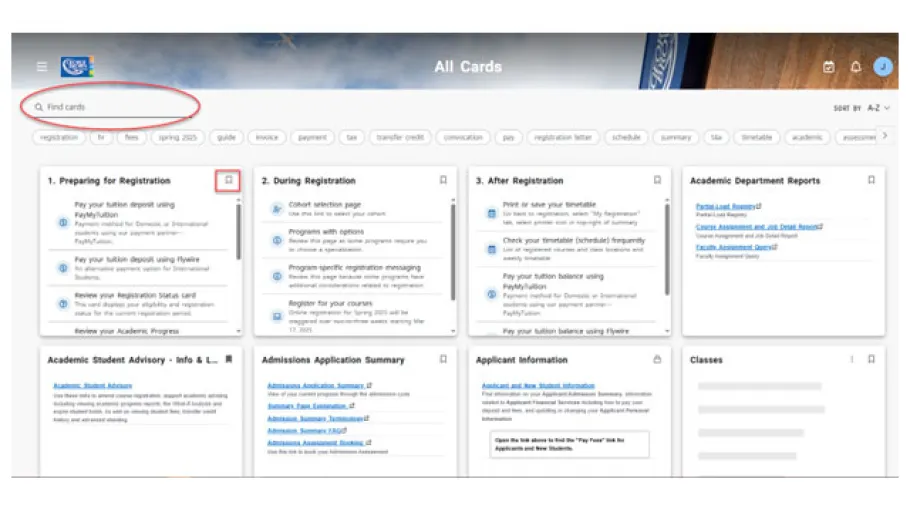 STU-VIEW Discover page with Find more field highlighted