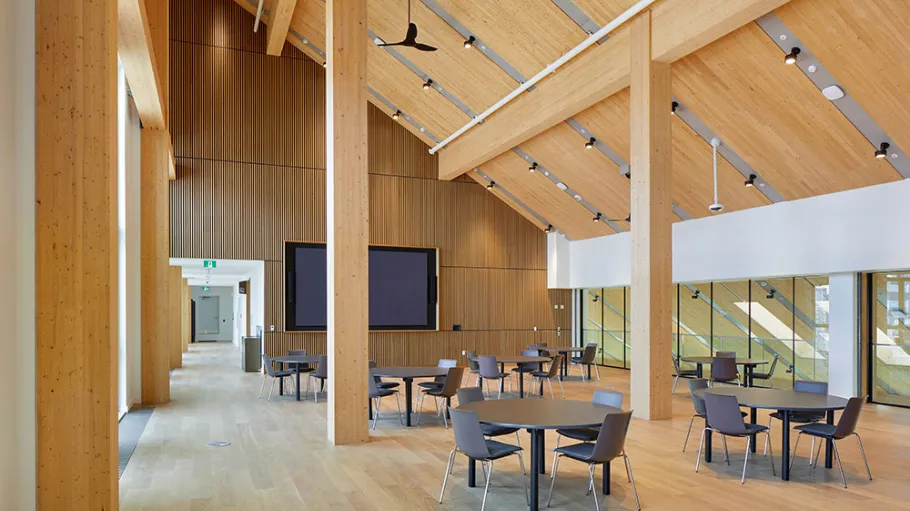 Limberlost Place interior, tables and chairs