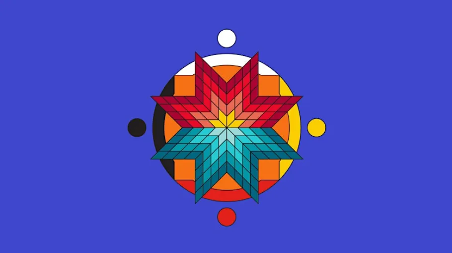 Indigenous Initiatives Star Blanket Medallion