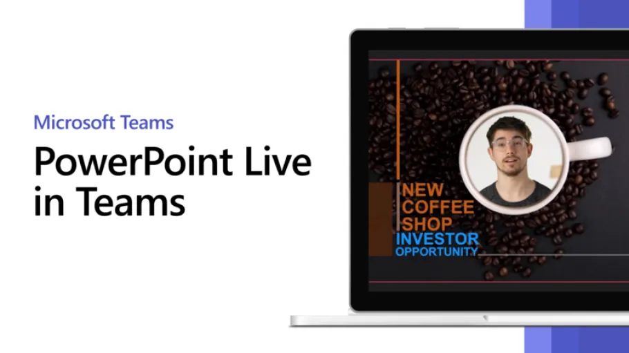 PowerPoint Live text on the thumbnail