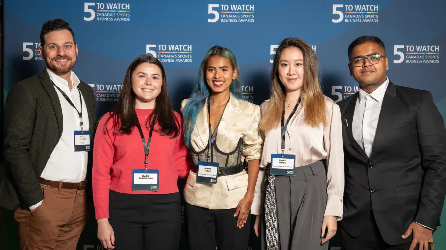 Students attending the 5 to watch event