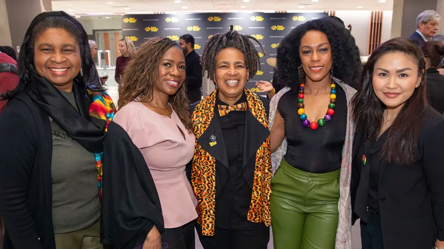 Professor Natalie Wood with colleagues and guests at the William Peyton Hubbard Naming Event, February 2026.