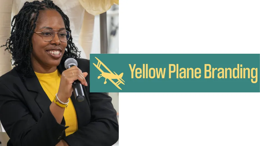 Bio picture of Sabrina Harding, founder, Yellow Plane Branding
