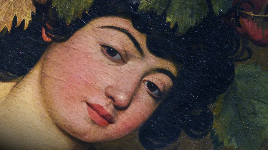 A renaissance painting of Bacchus,