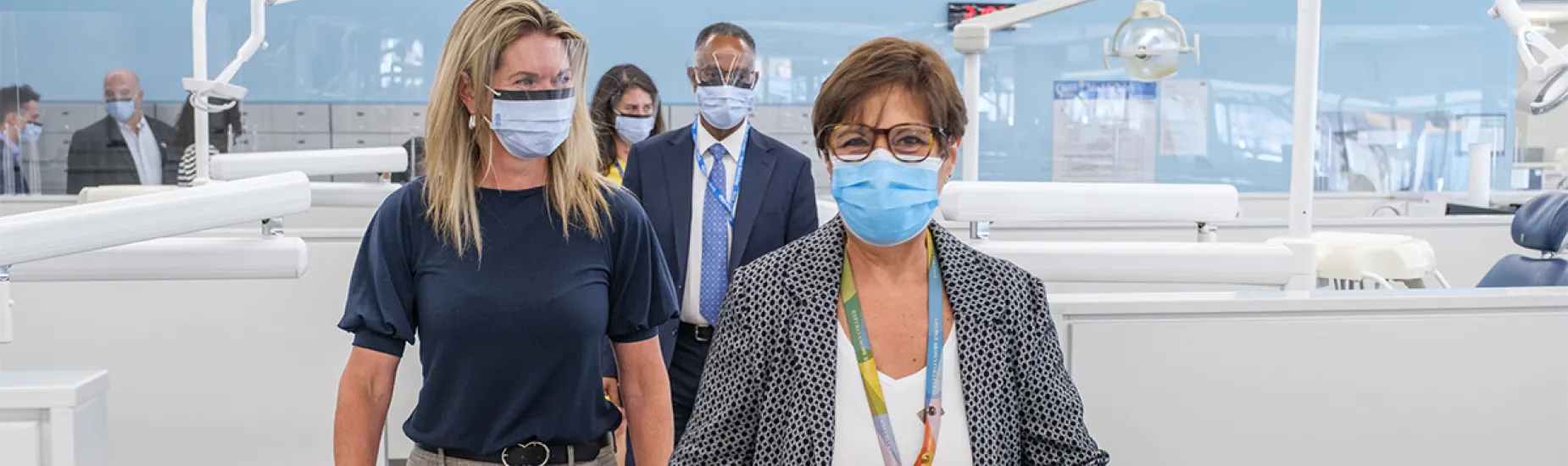 Jill Dunlop in dental lab